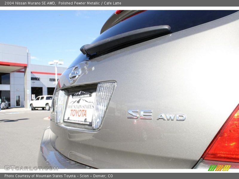 Polished Pewter Metallic / Cafe Latte 2004 Nissan Murano SE AWD