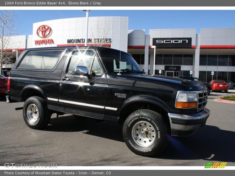 Ebony Black / Gray 1994 Ford Bronco Eddie Bauer 4x4