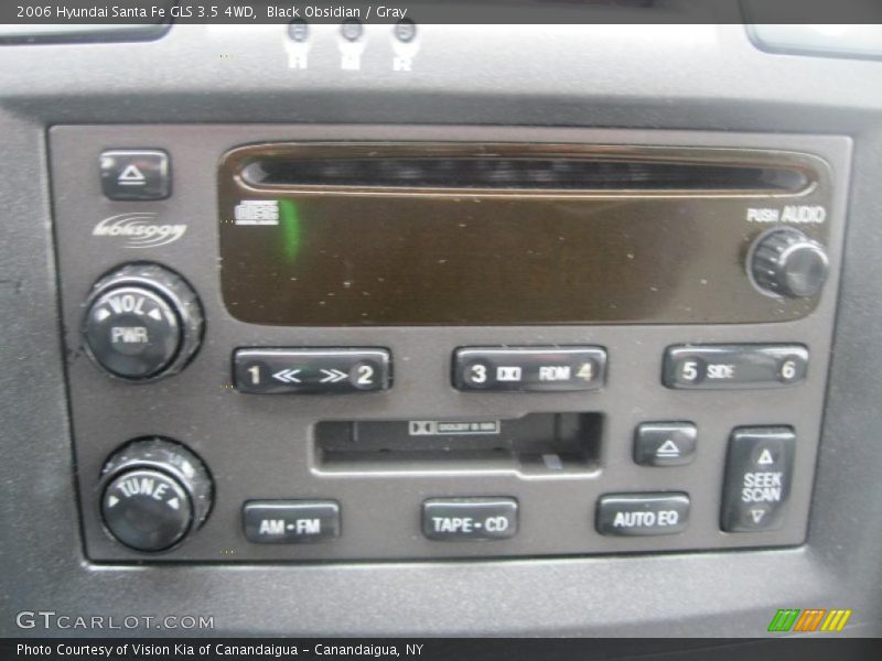 Black Obsidian / Gray 2006 Hyundai Santa Fe GLS 3.5 4WD