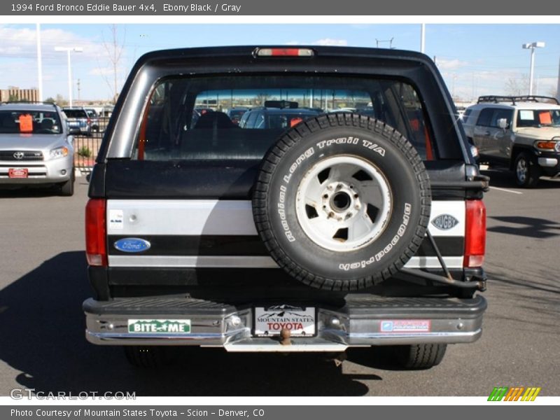 Ebony Black / Gray 1994 Ford Bronco Eddie Bauer 4x4