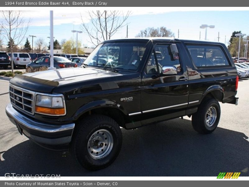 Ebony Black / Gray 1994 Ford Bronco Eddie Bauer 4x4