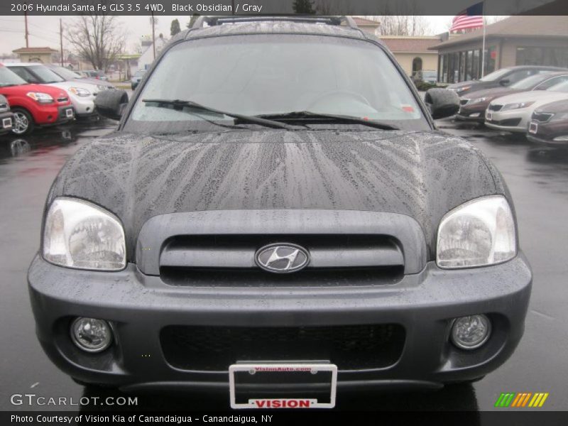 Black Obsidian / Gray 2006 Hyundai Santa Fe GLS 3.5 4WD