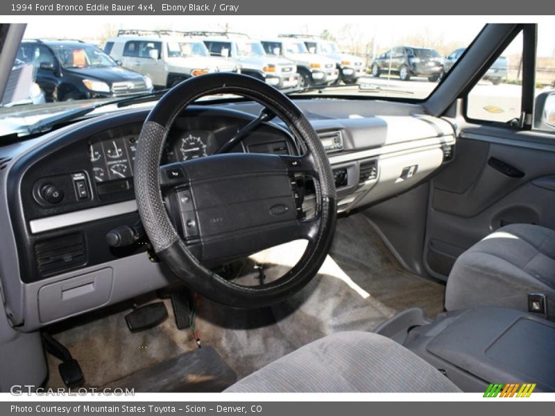 Ebony Black / Gray 1994 Ford Bronco Eddie Bauer 4x4