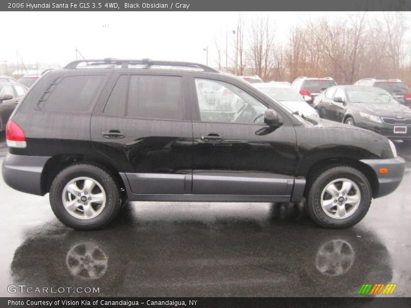 Black Obsidian / Gray 2006 Hyundai Santa Fe GLS 3.5 4WD