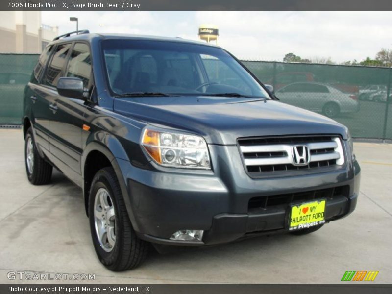 Sage Brush Pearl / Gray 2006 Honda Pilot EX