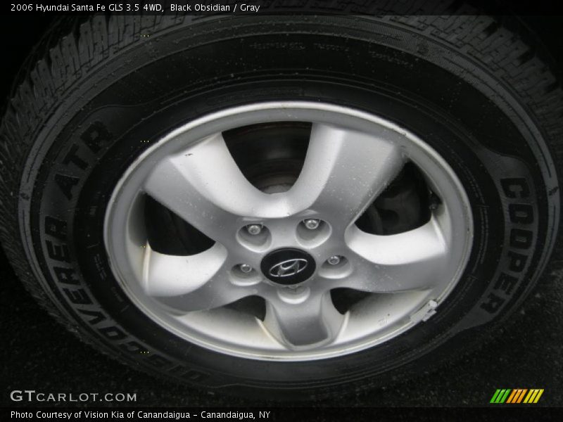 Black Obsidian / Gray 2006 Hyundai Santa Fe GLS 3.5 4WD