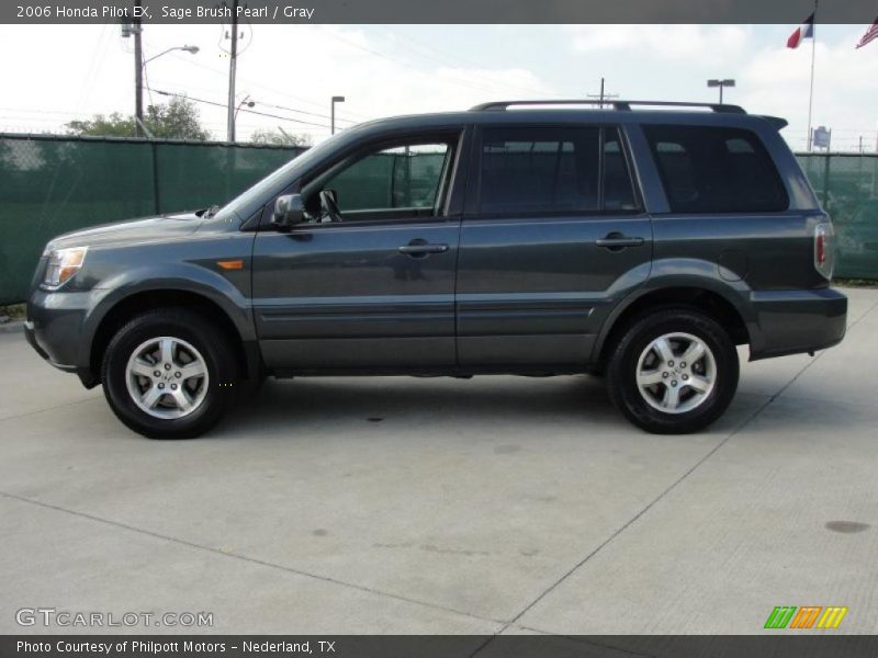 Sage Brush Pearl / Gray 2006 Honda Pilot EX