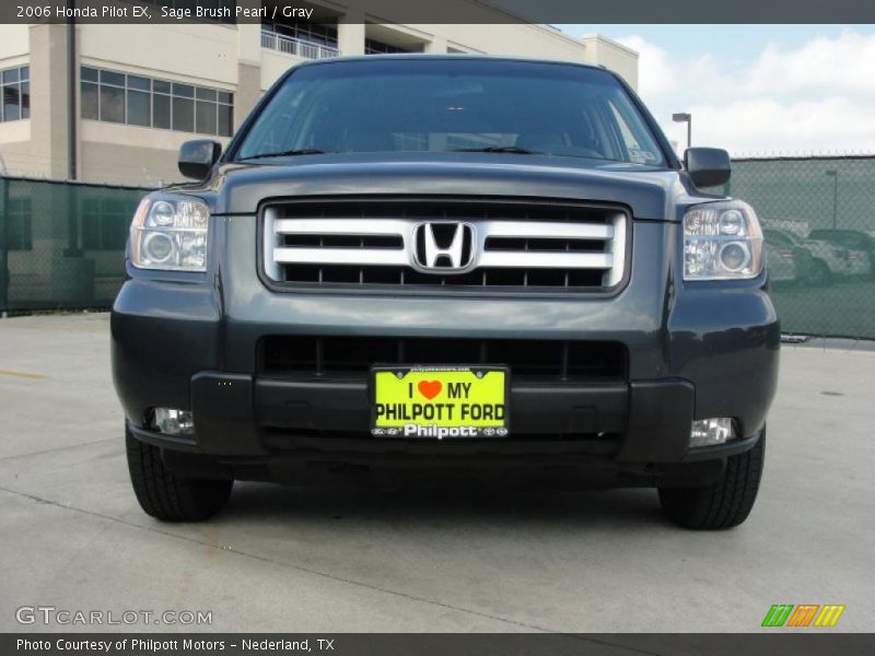 Sage Brush Pearl / Gray 2006 Honda Pilot EX