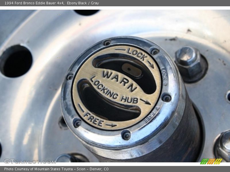 Ebony Black / Gray 1994 Ford Bronco Eddie Bauer 4x4