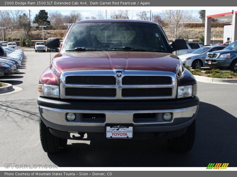 Dark Garnet Red Pearlcoat / Agate 2000 Dodge Ram 1500 SLT Extended Cab 4x4