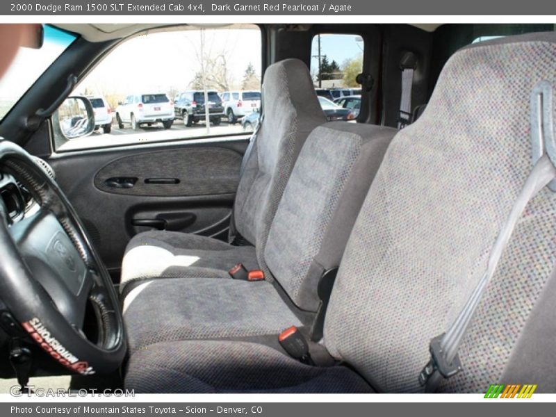  2000 Ram 1500 SLT Extended Cab 4x4 Agate Interior