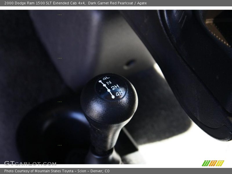 Dark Garnet Red Pearlcoat / Agate 2000 Dodge Ram 1500 SLT Extended Cab 4x4