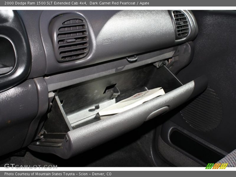 Dark Garnet Red Pearlcoat / Agate 2000 Dodge Ram 1500 SLT Extended Cab 4x4