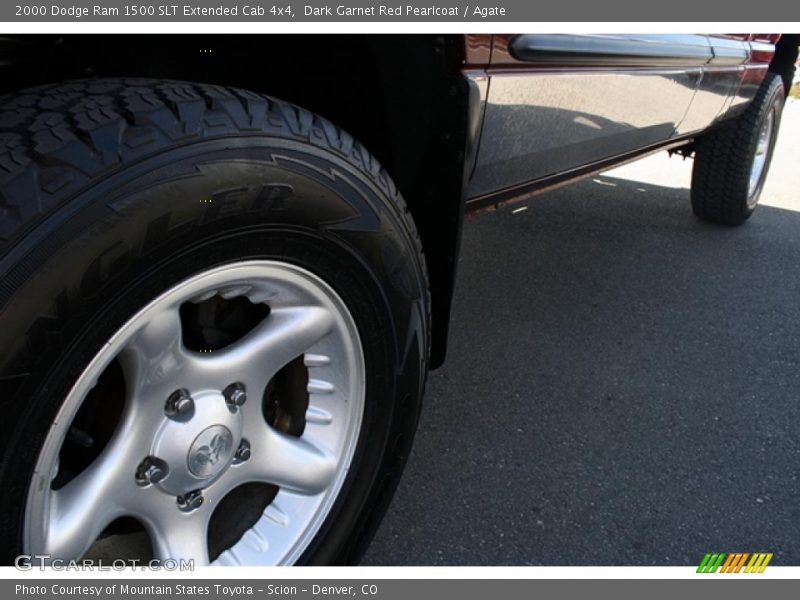Dark Garnet Red Pearlcoat / Agate 2000 Dodge Ram 1500 SLT Extended Cab 4x4