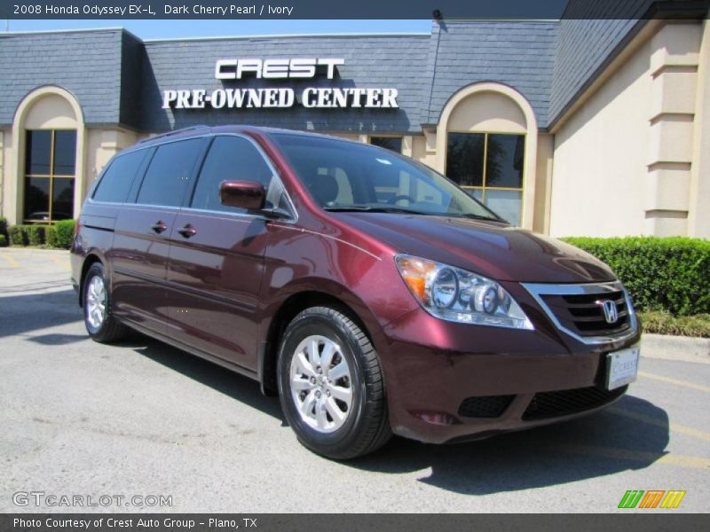 Dark Cherry Pearl / Ivory 2008 Honda Odyssey EX-L