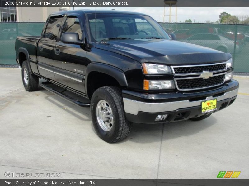 Black / Dark Charcoal 2006 Chevrolet Silverado 1500 LT Crew Cab