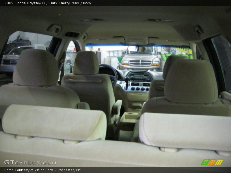 Dark Cherry Pearl / Ivory 2009 Honda Odyssey LX