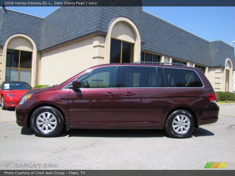 Dark Cherry Pearl / Ivory 2008 Honda Odyssey EX-L