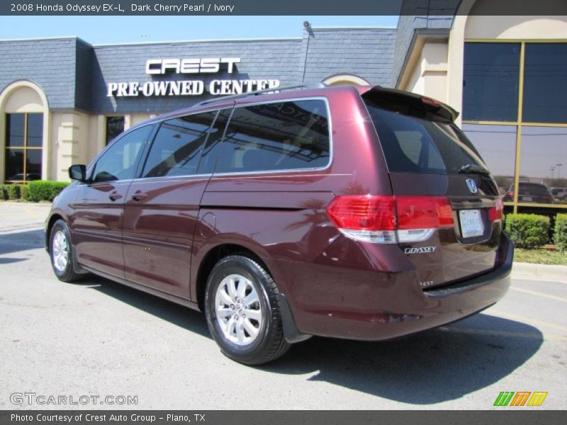 Dark Cherry Pearl / Ivory 2008 Honda Odyssey EX-L