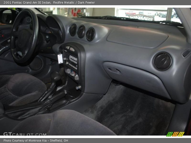 Redfire Metallic / Dark Pewter 2001 Pontiac Grand Am SE Sedan