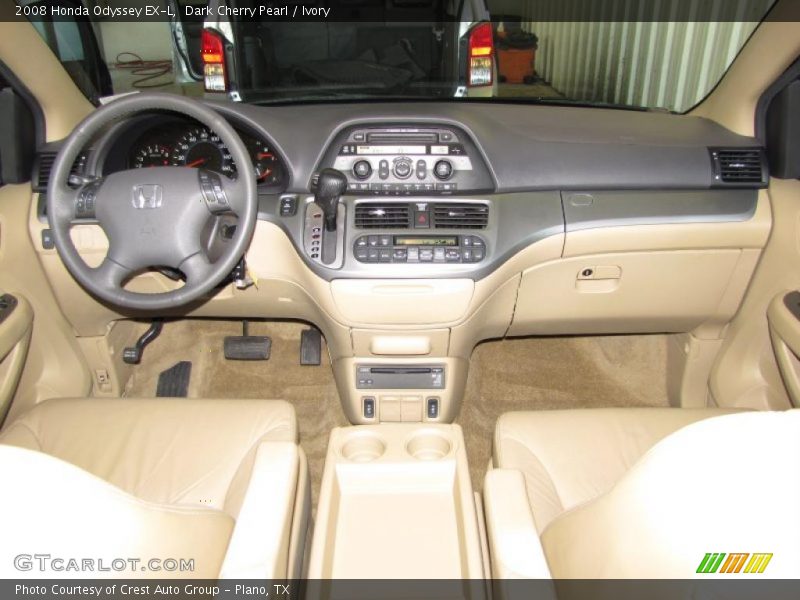 Dark Cherry Pearl / Ivory 2008 Honda Odyssey EX-L