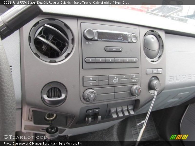 Controls of 2011 F550 Super Duty XL Regular Cab 4x4 Stake Truck