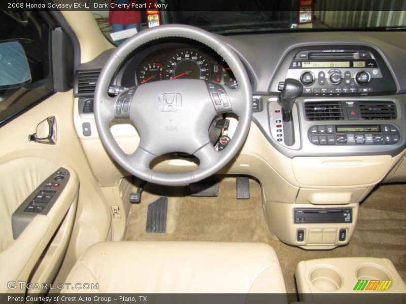Dark Cherry Pearl / Ivory 2008 Honda Odyssey EX-L