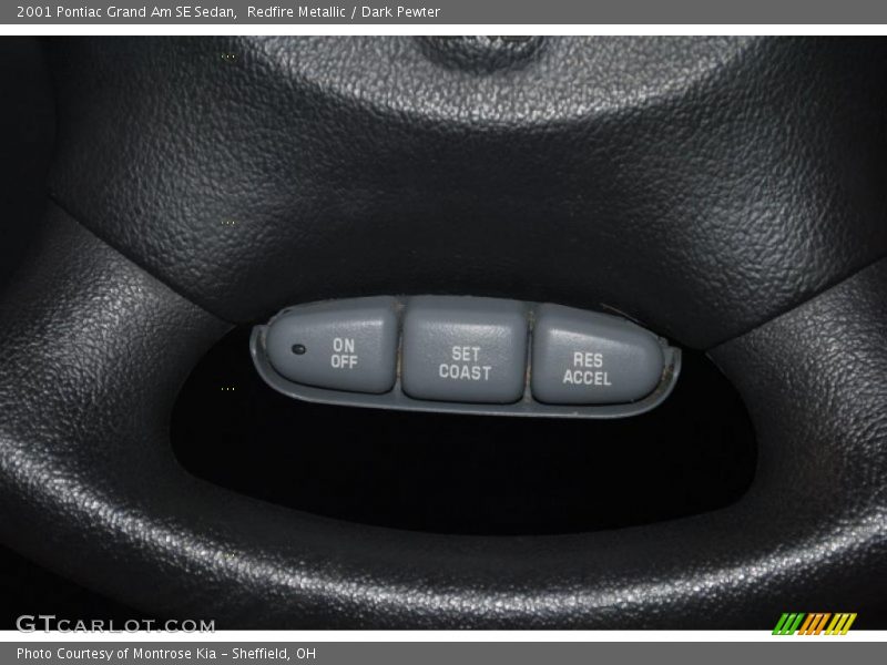 Redfire Metallic / Dark Pewter 2001 Pontiac Grand Am SE Sedan