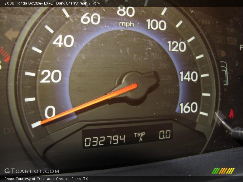 Dark Cherry Pearl / Ivory 2008 Honda Odyssey EX-L