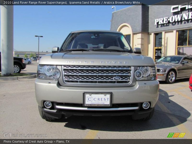 Ipanema Sand Metallic / Arabica Brown/Ivory White 2010 Land Rover Range Rover Supercharged