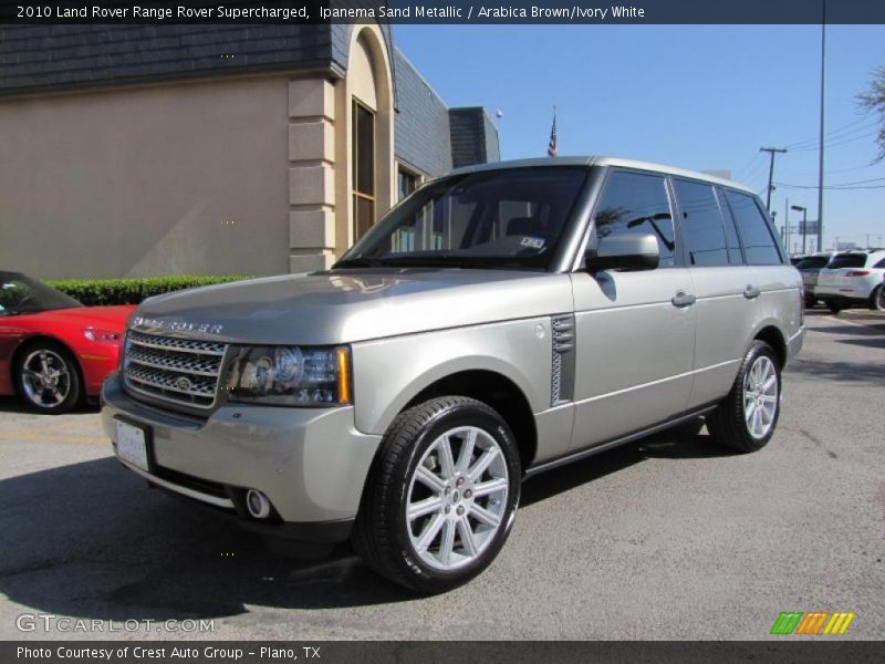 Ipanema Sand Metallic / Arabica Brown/Ivory White 2010 Land Rover Range Rover Supercharged
