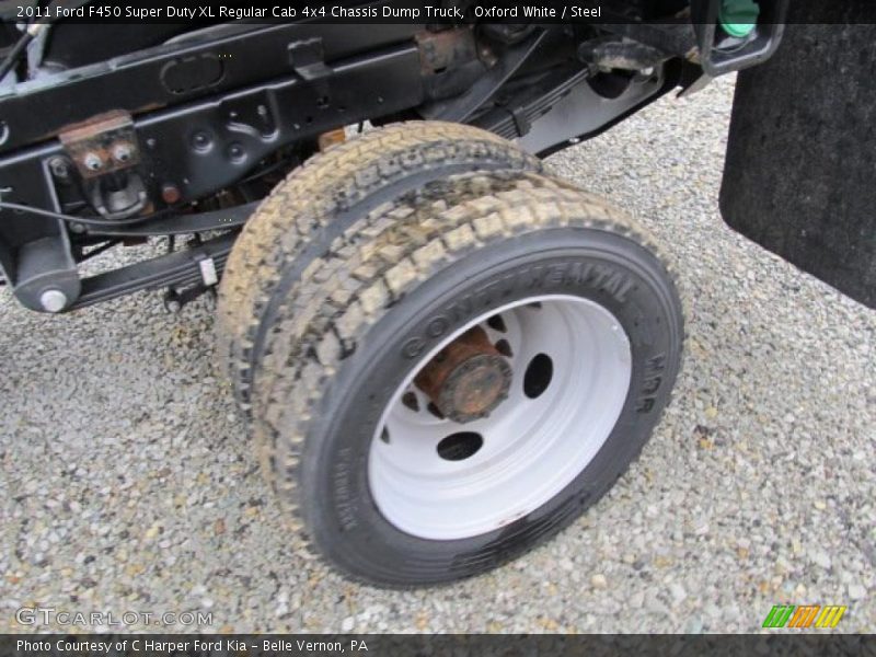  2011 F450 Super Duty XL Regular Cab 4x4 Chassis Dump Truck Wheel