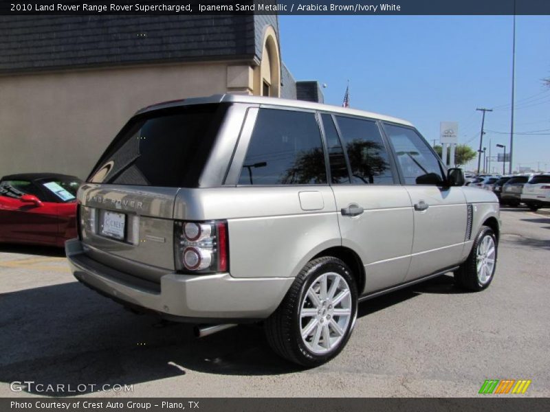 Ipanema Sand Metallic / Arabica Brown/Ivory White 2010 Land Rover Range Rover Supercharged