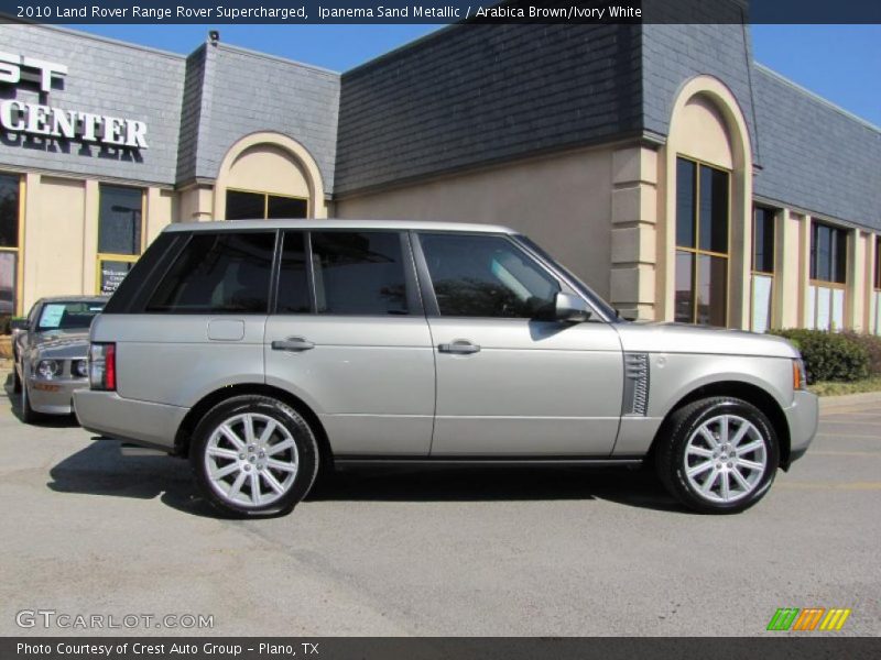 Ipanema Sand Metallic / Arabica Brown/Ivory White 2010 Land Rover Range Rover Supercharged