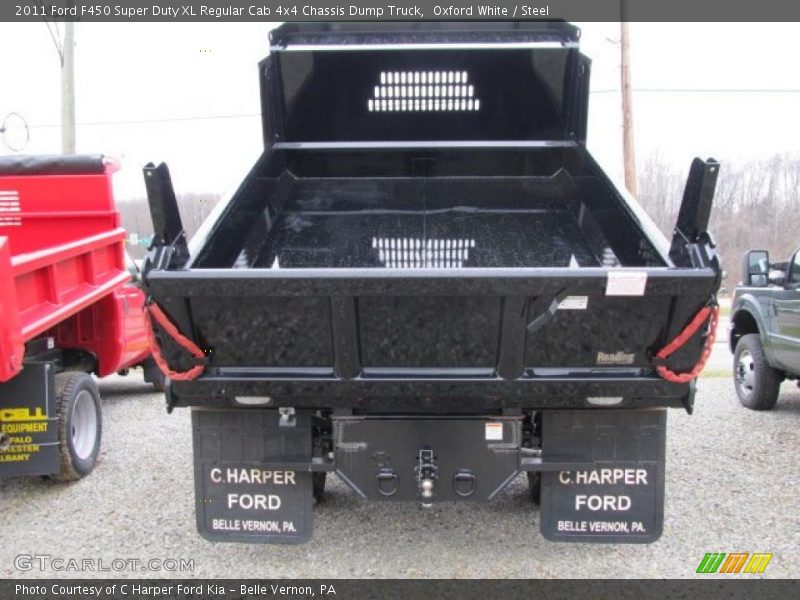 Oxford White / Steel 2011 Ford F450 Super Duty XL Regular Cab 4x4 Chassis Dump Truck