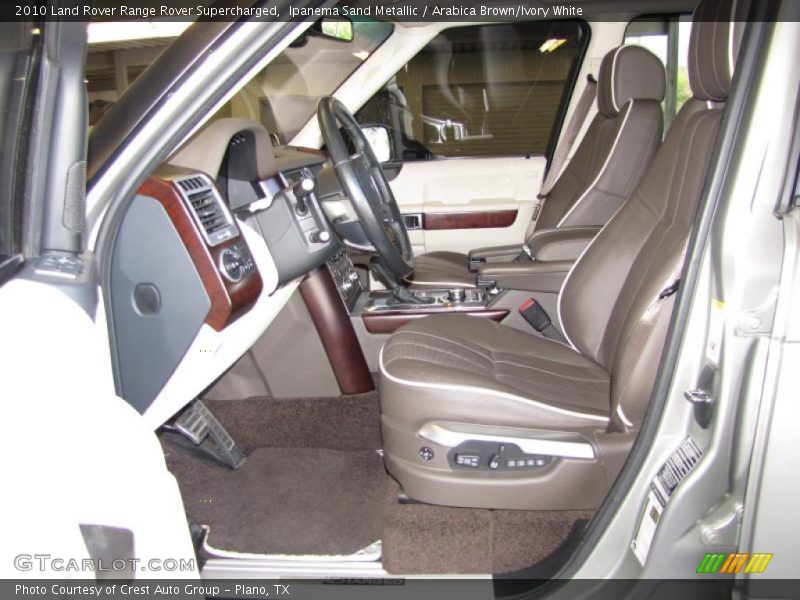  2010 Range Rover Supercharged Arabica Brown/Ivory White Interior
