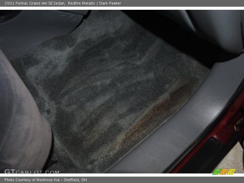 Redfire Metallic / Dark Pewter 2001 Pontiac Grand Am SE Sedan