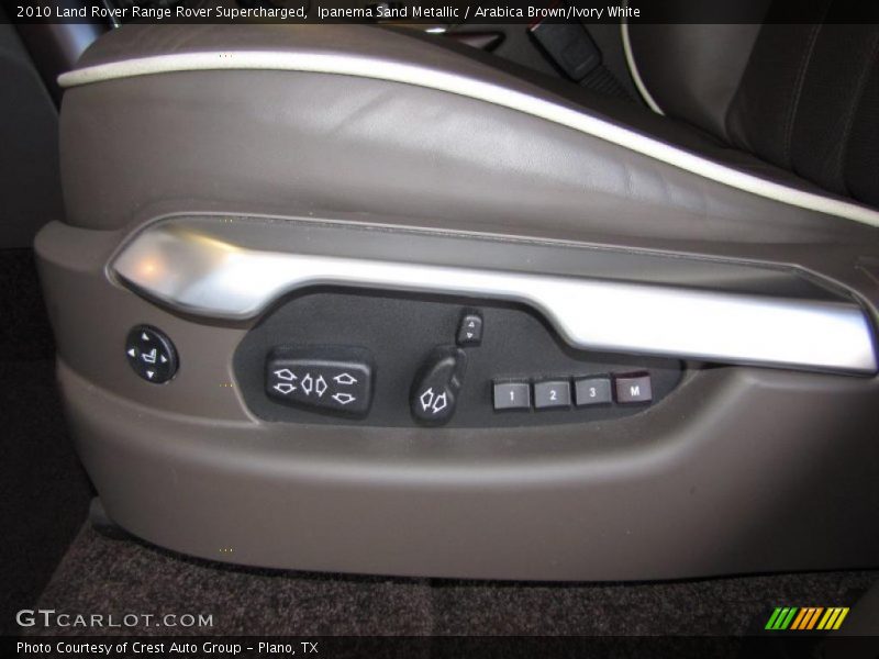 Controls of 2010 Range Rover Supercharged