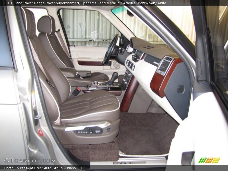 Ipanema Sand Metallic / Arabica Brown/Ivory White 2010 Land Rover Range Rover Supercharged