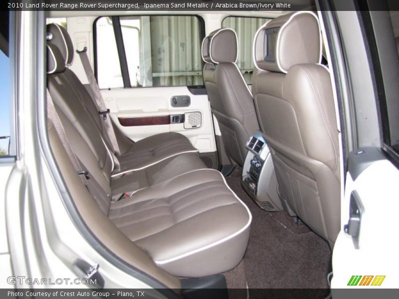 Ipanema Sand Metallic / Arabica Brown/Ivory White 2010 Land Rover Range Rover Supercharged