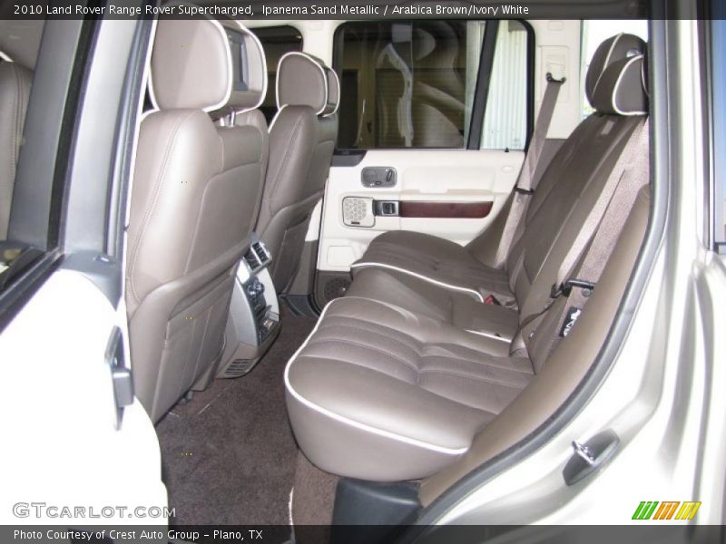  2010 Range Rover Supercharged Arabica Brown/Ivory White Interior