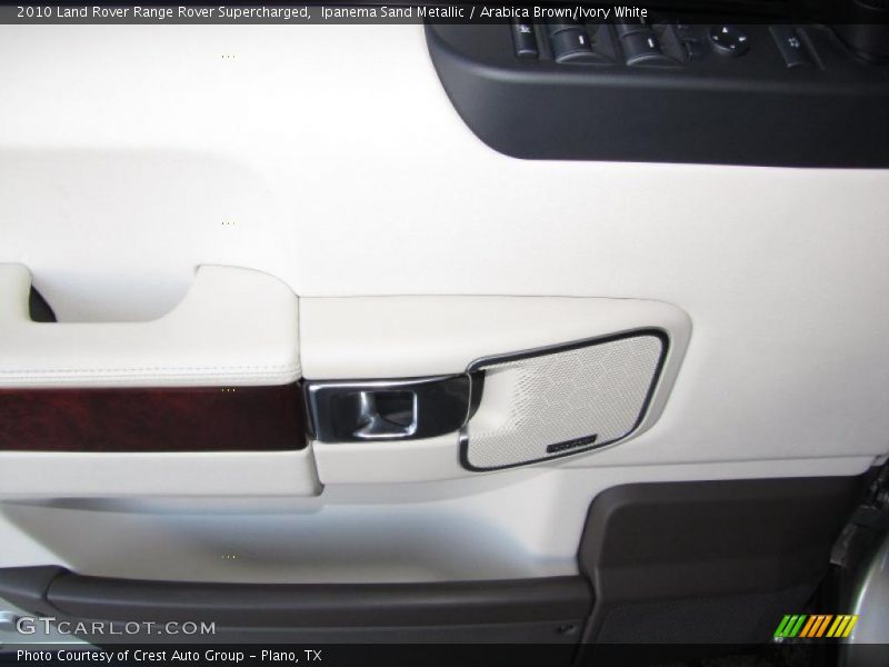Ipanema Sand Metallic / Arabica Brown/Ivory White 2010 Land Rover Range Rover Supercharged