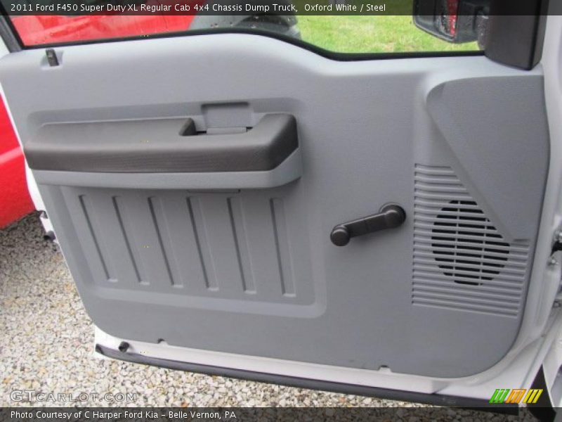 Door Panel of 2011 F450 Super Duty XL Regular Cab 4x4 Chassis Dump Truck