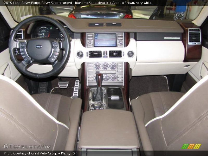 Ipanema Sand Metallic / Arabica Brown/Ivory White 2010 Land Rover Range Rover Supercharged