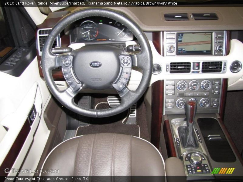Ipanema Sand Metallic / Arabica Brown/Ivory White 2010 Land Rover Range Rover Supercharged
