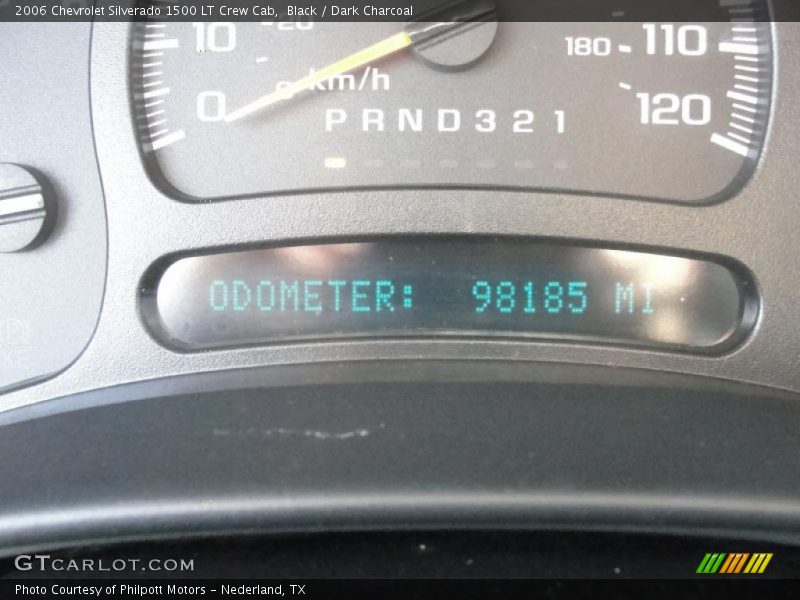Black / Dark Charcoal 2006 Chevrolet Silverado 1500 LT Crew Cab