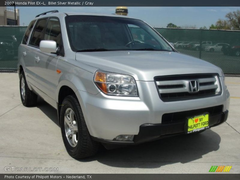 Billet Silver Metallic / Gray 2007 Honda Pilot EX-L