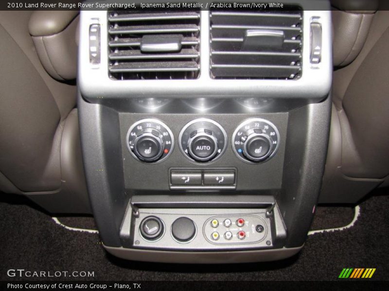 Ipanema Sand Metallic / Arabica Brown/Ivory White 2010 Land Rover Range Rover Supercharged