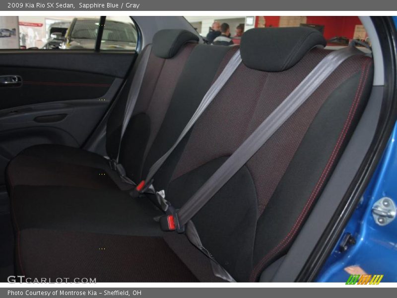 Sapphire Blue / Gray 2009 Kia Rio SX Sedan