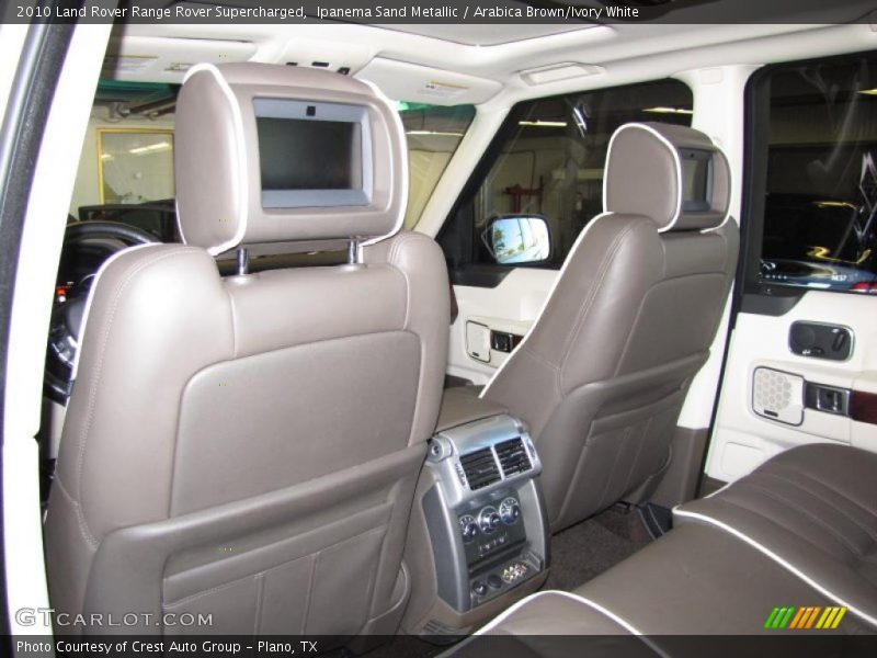 Ipanema Sand Metallic / Arabica Brown/Ivory White 2010 Land Rover Range Rover Supercharged